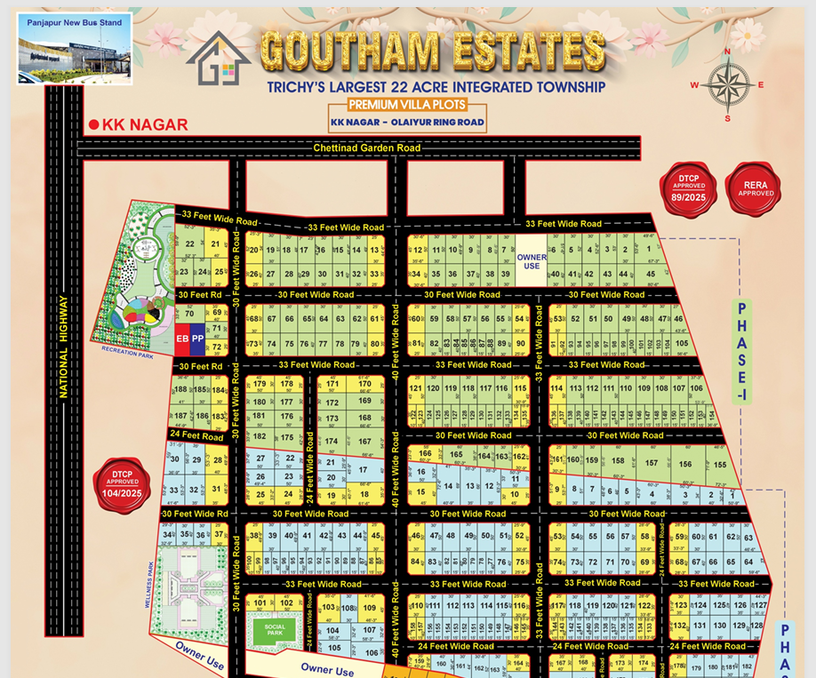 Gautam Estate Location Map